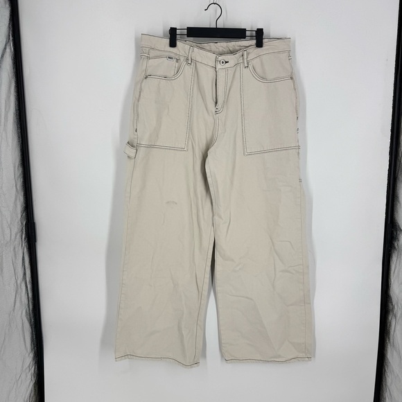 NWT Ragged Priest Stone Carpenter Cargo in Stone - Picture 3 of 7